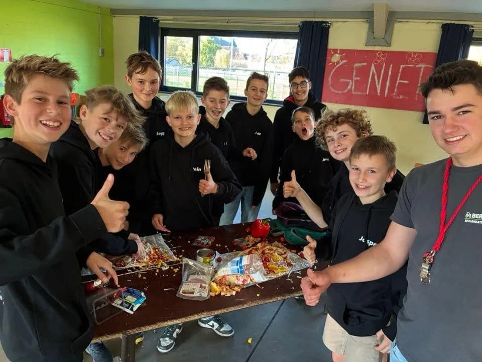 Samen koken in het lokaal